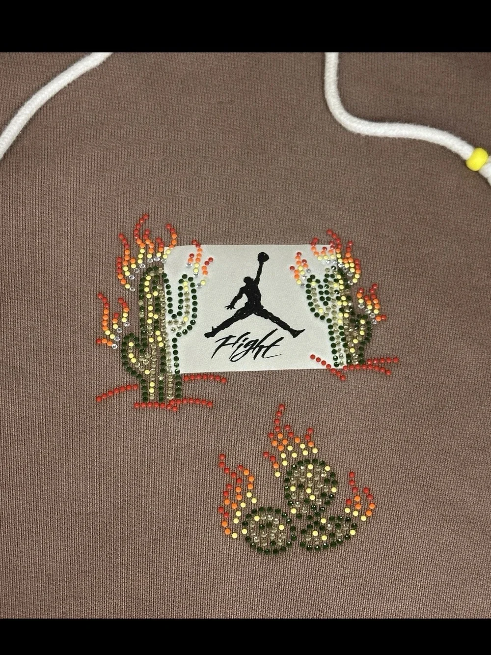 Nike Air Jordan Travis Scott Hoodie Archaeo Brown 2XL Cactus Jack